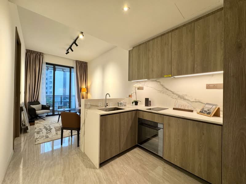 Leedon Green, 32 Leedon Heights, 1 Bedroom, 474 sqft, Condominium For Sale, by Elizabeth Chua, 500142248 - Kitchen - PropertyGuru.com.sg
