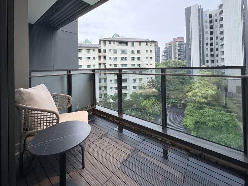 Leedon Green, 32 Leedon Heights, 1 Bedroom, 474 sqft, Condominium For Sale, by Elizabeth Chua, 500142248 - Balcony - PropertyGuru.com.sg