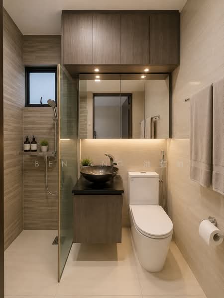 118 Bishan Street 12, 118 Bishan Street 12, 3 Bedrooms, 958 sqft, HDB Flat For Sale, by Ben ANG 洪振財, 500142261 - Master’s Bathroom - PropertyGuru.com.sg