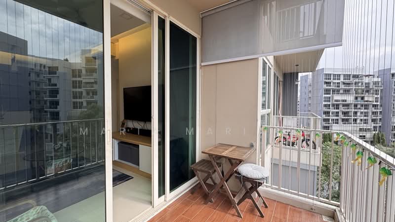 Watercolours, 25 Pasir Ris Link, 3 Bedrooms, 958 sqft, Executive Condominium For Sale, by Maria Mariana, 500142264 - Balcony - PropertyGuru.com.sg