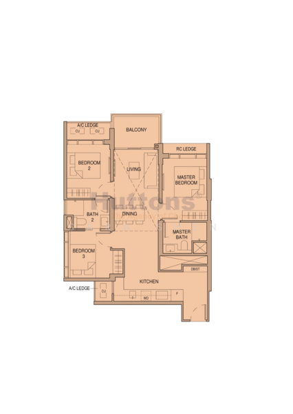 Sceneca Residence, Tanah Merah Kechil Link, 3 Bedrooms, 904 sqft, Condominium For Sale, by Sara Shen, 500142269 - PropertyGuru.com.sg