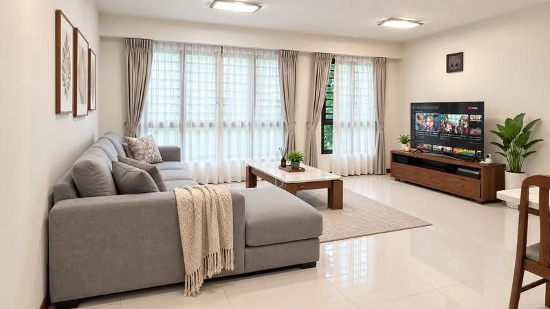 293C Compassvale Crescent, 293C Compassvale Crescent, Hougang / Punggol / Sengkang, 3 Bedrooms, 1,216 sqft, HDB Flat For Sale, by K.D. Wu, 500142305 - Living Room - PropertyGuru.com.sg