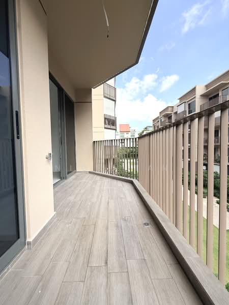 The Watergardens at Canberra, 51 Canberra Drive, 3 Bedrooms, 1,109 sqft, Condominium For Sale, by Nigel Tan, 500142437 - Balcony - PropertyGuru.com.sg
