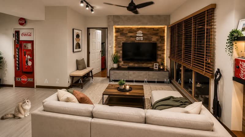 138 Edgedale Plains, 138 Edgedale Plains, 3 Bedrooms, 1,195 sqft, HDB Flat For Sale, by Azhar Sulaiman, 500142456 - Living Room - PropertyGuru.com.sg