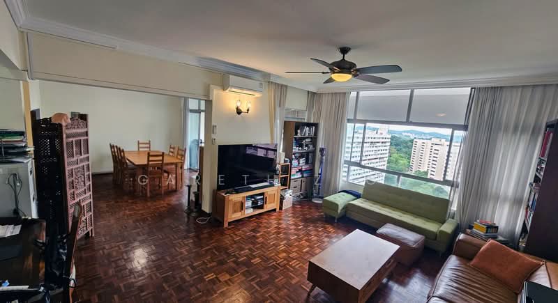 🌿 Ridgewood 4BR Family Home Near Henry Park and One North / Dover, , 3 Bedrooms, 1,744 sqft, Condominium For Rent, by Gareth Zhou, 500142514 - Living Room - PropertyGuru.com.sg