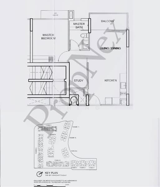 Watertown, , 1 Bedroom, 581 sqft, Condominium For Sale, by Leticia Ching, 500142647 - PropertyGuru.com.sg