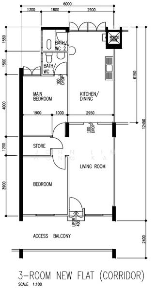 405 Ang Mo Kio Avenue 10, 405 Ang Mo Kio Avenue 10, 2 Bedrooms, 721 sqft, HDB Flat For Sale, by John Lim Hong Kai, 500142666 - PropertyGuru.com.sg