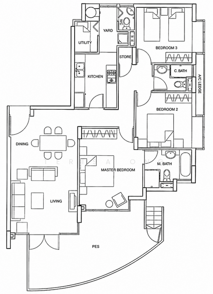 CHEAP & LARGE 999 Yrs Condo 10 Mins CBD, , 3 Bedrooms, 1,410 sqft, Condominium For Sale, by Terisa Ong, 500142683 - PropertyGuru.com.sg