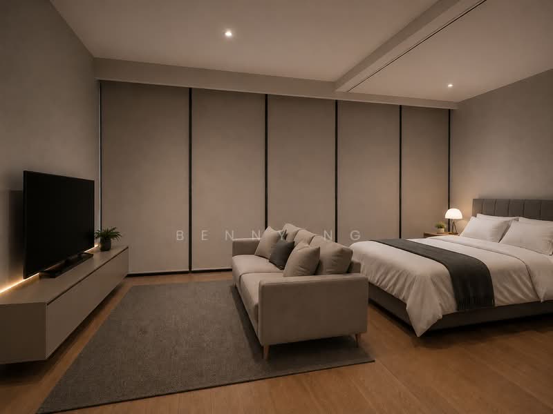 OUE Twin Peaks, 33 Leonie Hill Road, Studio, 549 sqft, Condominium For Rent, by Benny Ng, 500142692 - Bedroom - PropertyGuru.com.sg