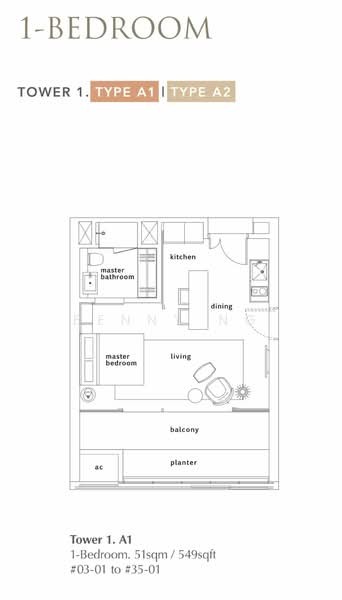 OUE Twin Peaks, 33 Leonie Hill Road, Studio, 549 sqft, Condominium For Sale, by Benny Ng, 500142712 - PropertyGuru.com.sg