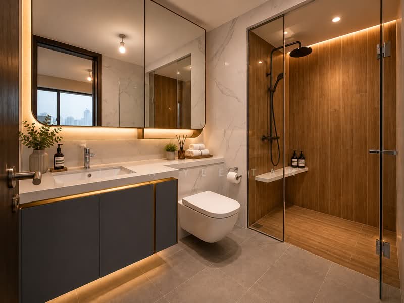 AMO Residence, 23 Ang Mo Kio Rise, 2 Bedrooms, 743 sqft, Condominium For Sale, by Jian Yee Tan, 500142741 - Bathroom - PropertyGuru.com.sg