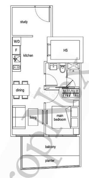 Loft @ Nathan, , 1 Bedroom, 538 sqft, Condominium For Sale, by Jasmine Choo, 500142797 - PropertyGuru.com.sg