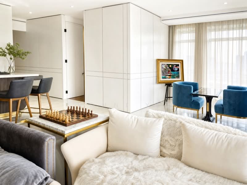 Gramercy Park, 57 Grange Road, 3 Bedrooms, 1,981 sqft, Condominium For Sale, by Evonne Yeo, 500142849 - Dining and Living Room - PropertyGuru.com.sg