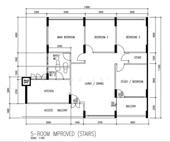 135 Serangoon North Avenue 2, 135 Serangoon North Avenue 2, 4 Bedrooms, 1,345 sqft, HDB Flat For Sale, by Natalia Triani, 500142871 - PropertyGuru.com.sg