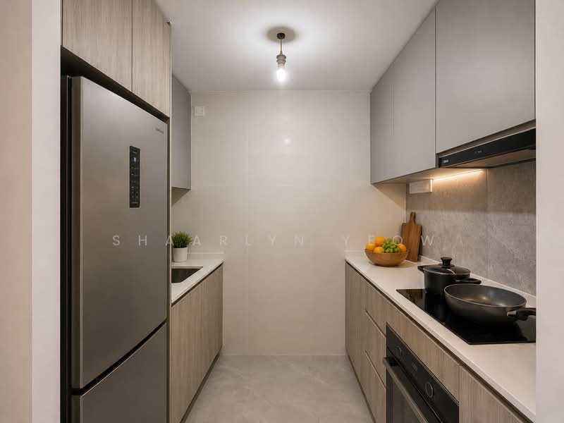 AMO Residence, 21 Ang Mo Kio Rise, 2 Bedrooms, 743 sqft, Condominium For Sale, by Shaarlyn Yeow, 500142874 - Kitchen - PropertyGuru.com.sg