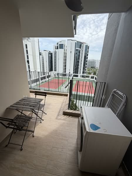 Hundred Palms Residences, 276 Yio Chu Kang Road, 3 Bedrooms, 1,055 sqft, Executive Condominium For Sale, by Melissa Low, 500142880 - Balcony - PropertyGuru.com.sg