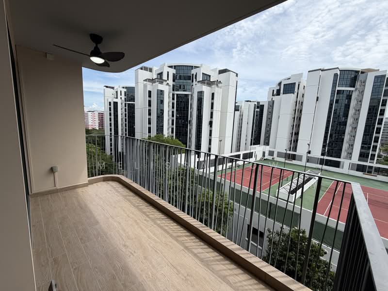 Hundred Palms Residences, 276 Yio Chu Kang Road, 3 Bedrooms, 1,055 sqft, Executive Condominium For Sale, by Melissa Low, 500142880 - Balcony - PropertyGuru.com.sg