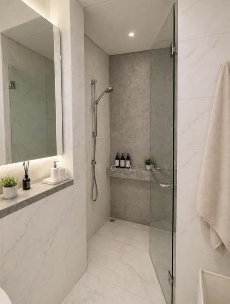 DUO Residences, 1 Fraser Street, Room Rental, 100 sqft, Apartment For Rent, by Addison Lim, 500142907 - Bathroom - PropertyGuru.com.sg