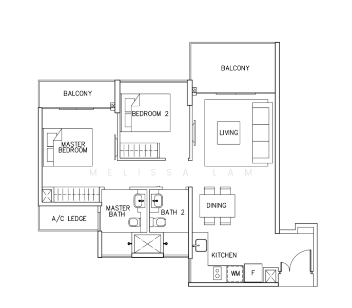 Ripple Bay, 4 Pasir Ris Link, 2 Bedrooms, 797 sqft, Condominium For Rent, by Melissa Lam, 500142922 - PropertyGuru.com.sg