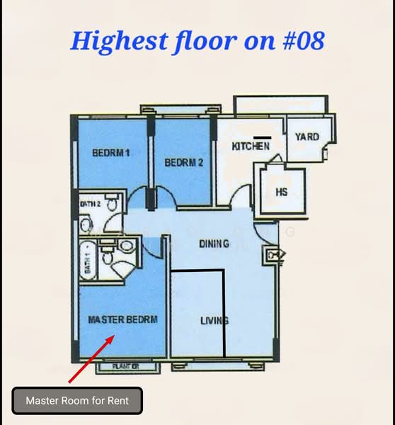 Sunflower View, 30 Lorong 36 Geylang, 4 Bedrooms, 1,012 sqft, Condominium For Rent, by Mario Ong Jun Zhi, 500142962 - PropertyGuru.com.sg