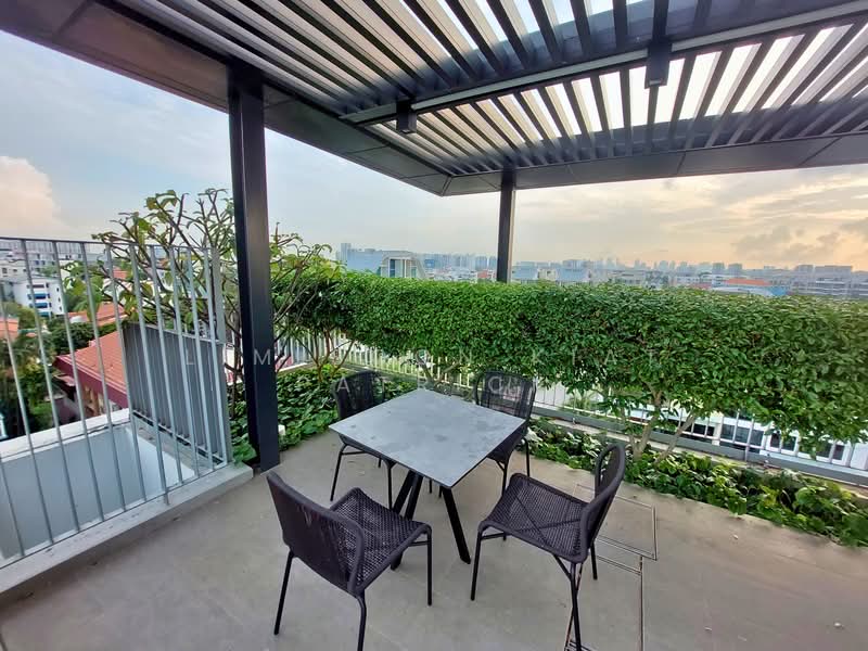 Five Nine, 59 Lorong K Telok Kurau, 3 Bedrooms, 1,292 sqft, Condominium For Rent, by Lim Soon Kiat Patrick, 500143009 - Balcony - PropertyGuru.com.sg