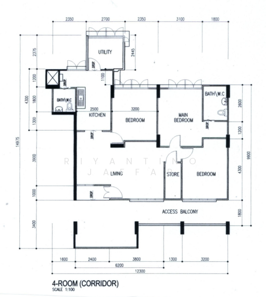 305 Ang Mo Kio Avenue 1, 305 Ang Mo Kio Avenue 1, 4 Bedrooms, 1,044 sqft, HDB Flat For Sale, by Riyantino Jaffar, 500143053 - PropertyGuru.com.sg