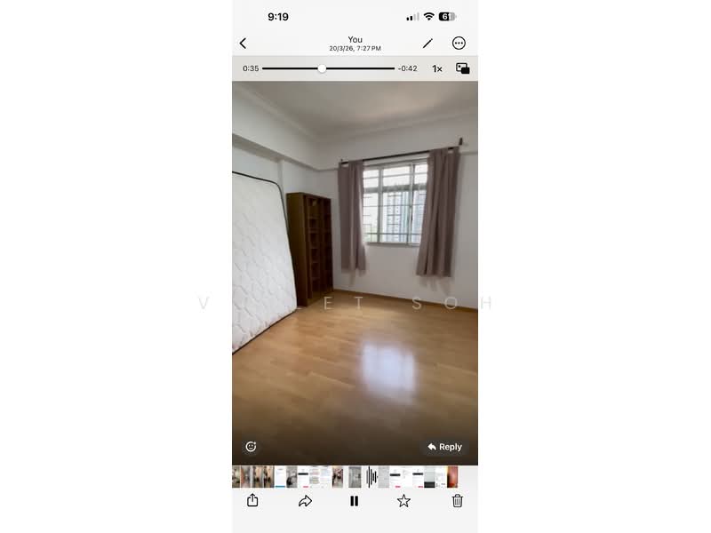 The Florida, 78 Hougang Avenue 7, 3 Bedrooms, 1,227 sqft, Condominium For Rent, by Violet Soh, 500143058 - Bedroom - PropertyGuru.com.sg