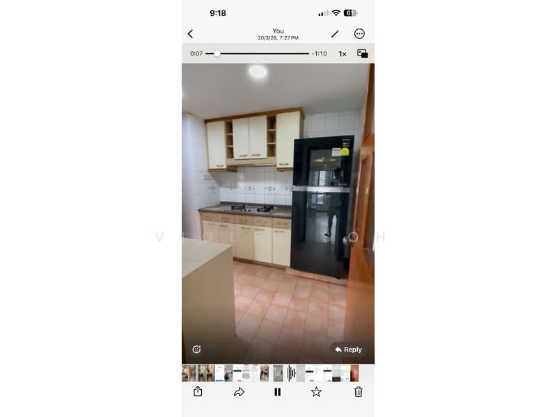 The Florida, 78 Hougang Avenue 7, 3 Bedrooms, 1,227 sqft, Condominium For Rent, by Violet Soh, 500143058 - Kitchen - PropertyGuru.com.sg