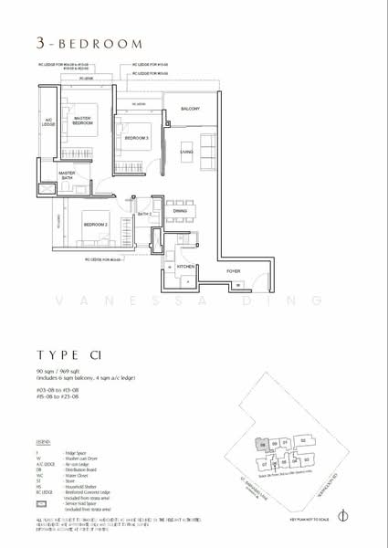 The Arcady At Boon Keng, 1037 Serangoon Road, 3 Bedrooms, 1,087 sqft, Condominium For Sale, by Vanessa Ding, 500143064 - PropertyGuru.com.sg