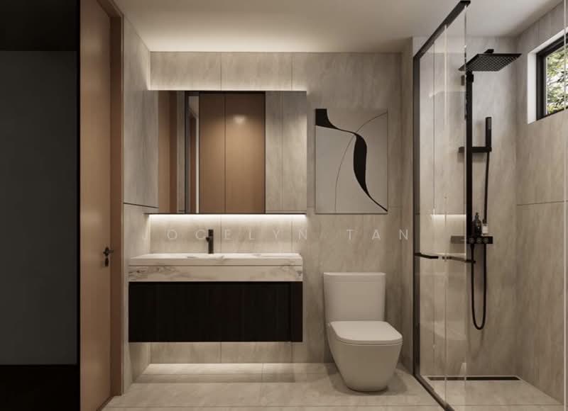 Brand New! Lowest Quantum in District 15! Inter-Terrace, Dido Street / Dafne Street, 5 Bedrooms, 4,263 sqft, Terraced House For Sale, by Jocelyn Tan, 500143086 - Bathroom - PropertyGuru.com.sg