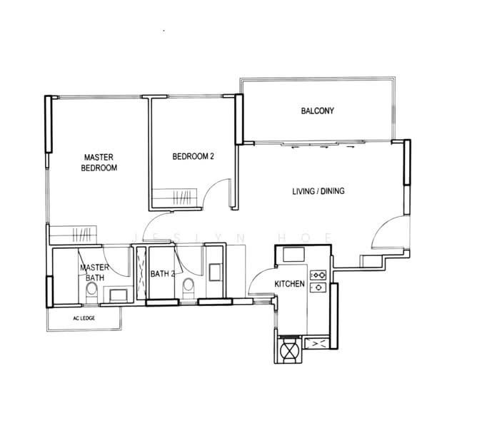 eCO, Bedok South Avenue 3, 2 Bedrooms, 861 sqft, Condominium For Rent, by Jeslyn Hoe, 500143115 - PropertyGuru.com.sg
