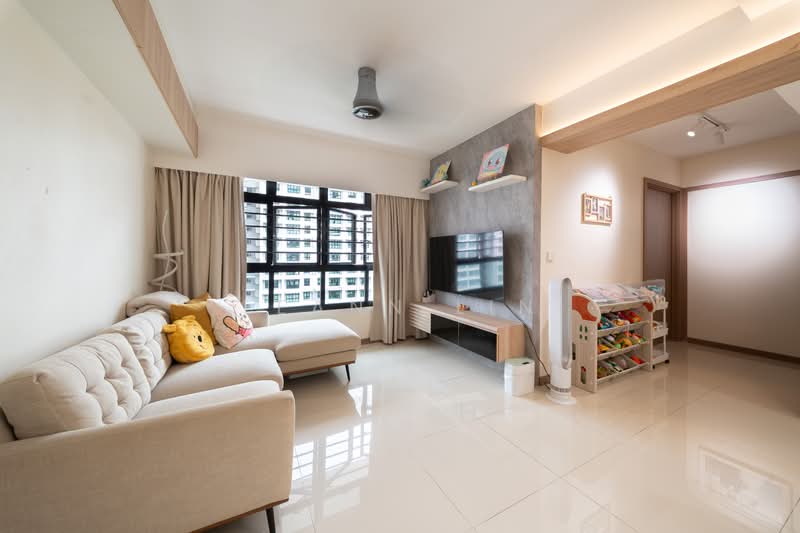 415A Northshore Drive, 415A Northshore Drive, 3 Bedrooms, 1,022 sqft, HDB Flat For Sale, by Leann Lin, 500143137 - Living Room - PropertyGuru.com.sg