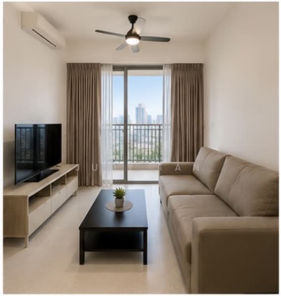 Trilive, 115 Tampines Road, 2 Bedrooms, 624 sqft, Condominium For Sale, by Judy Tan, 500143140 - Living Room - PropertyGuru.com.sg