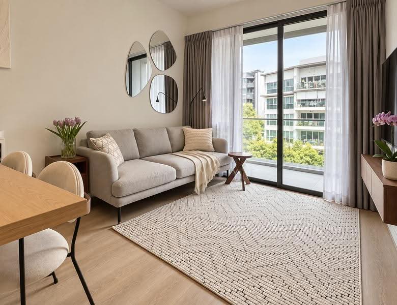 The Navian, Jalan Eunos, Eunos / Geylang / Paya Lebar, 2 Bedrooms, 657 sqft, Condominium For Sale, by Jerry Ye, 500143166 - Living Room - PropertyGuru.com.sg