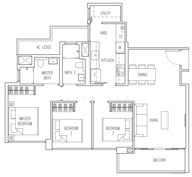 Parc Life, 41 Sembawang Crescent, 3 Bedrooms, 1,001 sqft, Executive Condominium For Sale, by Caleb Peh, 500143392 - PropertyGuru.com.sg