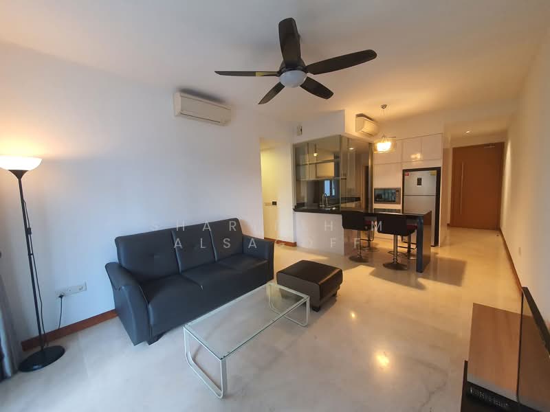 Waterfront Isle, 730 Bedok Reservoir Road, 2 Bedrooms, 904 sqft, Condominium For Rent, by Sharifah M Alsagoff, 500143494 - Living Room - PropertyGuru.com.sg