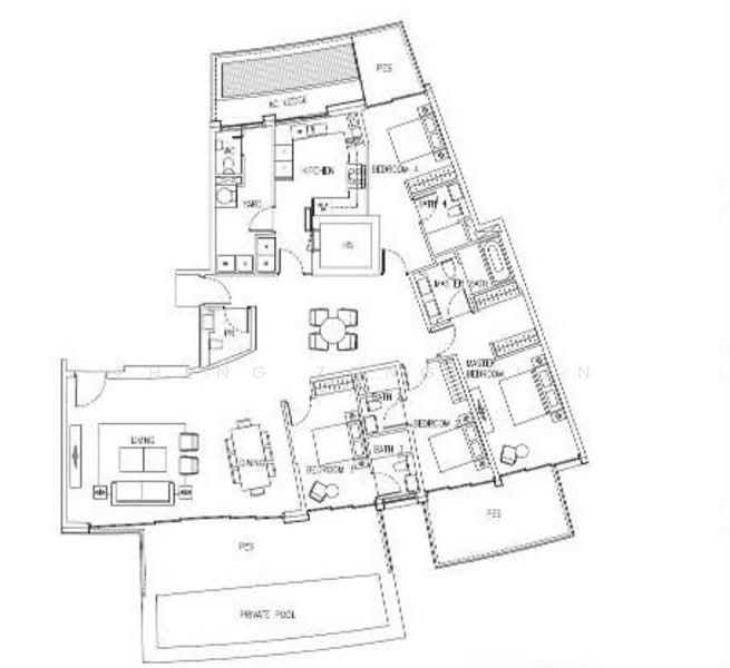 Corals at Keppel Bay, , 4 Bedrooms, 3,055 sqft, Condominium For Sale, by Zheng Zong Jian, 500143630 - PropertyGuru.com.sg