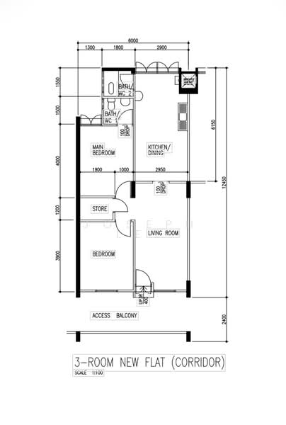 97 Geylang Bahru, 97 Geylang Bahru, 2 Bedrooms, 732 sqft, HDB Flat For Rent, by Joseph Lee, 500143634 - PropertyGuru.com.sg