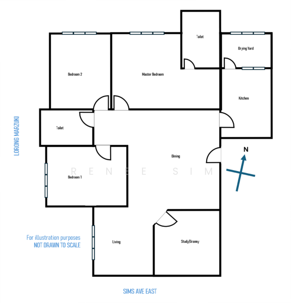 Vicenta Lodge, 6A Lorong Marzuki, 3 Bedrooms, 1,260 sqft, Condominium For Sale, by Renee Sim, 500143725 - PropertyGuru.com.sg