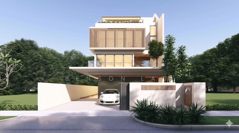 Bodmin Drive (Serangoon Garden Estate), , 7 Bedrooms, 6,600 sqft, Semi-Detached House For Sale, by Benson Lau, 500143747 - Exterior - PropertyGuru.com.sg