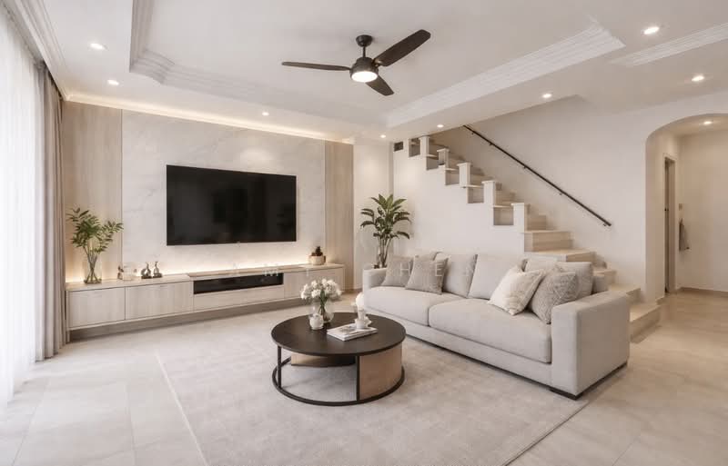 Chun tin road, Chun tin road, 4 Bedrooms, 1,800 sqft, Terraced House For Sale, by Amy Chen, 500143780 - Living Room - PropertyGuru.com.sg