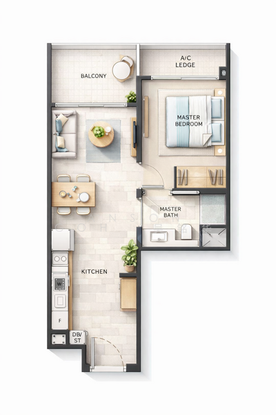 Kopar At Newton, 4 Makeway Avenue, 1 Bedroom, 517 sqft, Condominium For Rent, by Anson Goh 吴铭华, 500143824 - PropertyGuru.com.sg