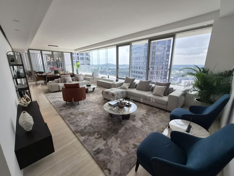 Ardmore Residence, 7 Ardmore Park, 5 Bedrooms, 3,186 sqft, Condominium For Rent, by Lin Yisen, 500143965 - Living Room - PropertyGuru.com.sg