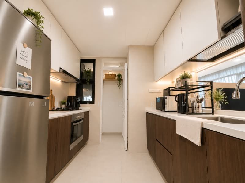 3+1 Full Private Condo! Near Chongfu! Very High Floor! Sky View! Near Mall! Efficient Layout!, , 3 Bedrooms, 915 sqft, Condominium For Sale, by Muhd Khidhir (MK), 500143981 - Kitchen - PropertyGuru.com.sg