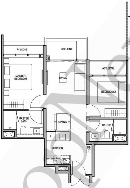 Tembusu Grand, 94 Jalan Tembusu, 2 Bedrooms, 667 sqft, Condominium For Sale, by Joy Shi 施谨婉, 500144043 - PropertyGuru.com.sg