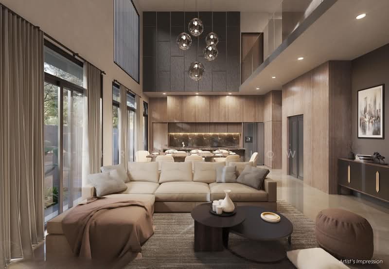 D20 Brand New Semi-D with Lift Unblocked Greenery to Reservoir!, Upper Thomson, 5 Bedrooms, 5,337 sqft, Semi-Detached House For Sale, by Christine Low, 500144099 - Living Room - PropertyGuru.com.sg