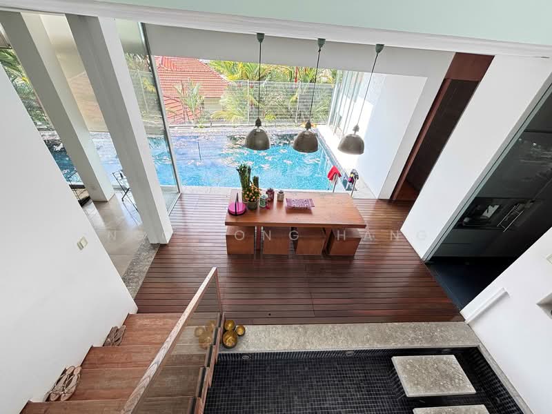 ⭐️Beautiful hilltop Detached house Camborne Rd, Camborne Road Bukit Timah, 5 Bedrooms, 6,000 sqft, Detached House For Sale, by Ngo Tong Hang, 500144106 - Pool deck - PropertyGuru.com.sg