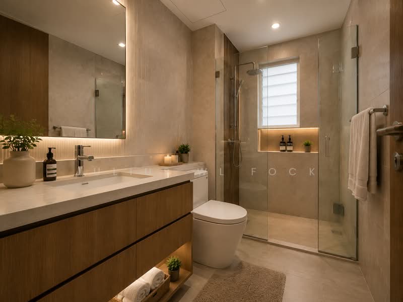 🌟 FINEST CORNER TERRACE MIMOSA TERRACE, Mimosa, 5 Bedrooms, 3,500 sqft, Corner Terrace For Sale, by Julius WL Fock, 500144116 - Bathroom - PropertyGuru.com.sg