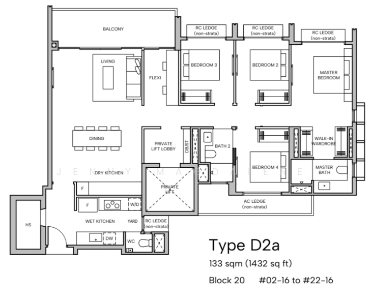 Hudson Place Residences, , 4 Bedrooms, 1,152 sqft, Condominium For Sale, by Jenny Magdalene, 500144128 - PropertyGuru.com.sg