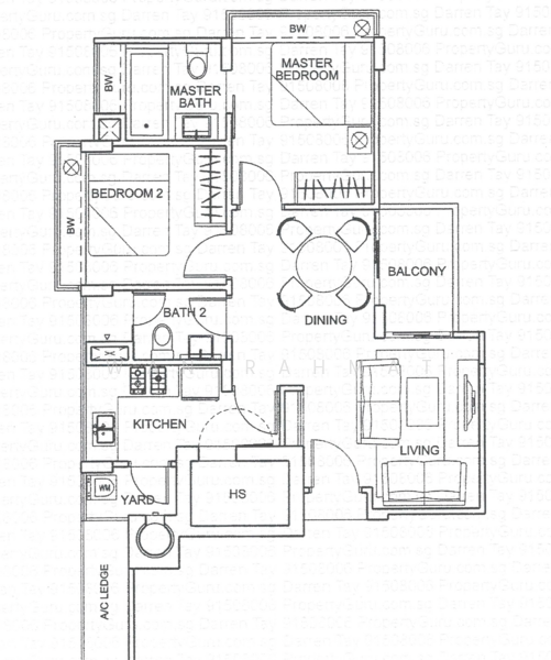 Radix, 18 Jalan Wakaff, 2 Bedrooms, 710 sqft, Condominium For Sale, by Wan Rahmat, 500144141 - PropertyGuru.com.sg